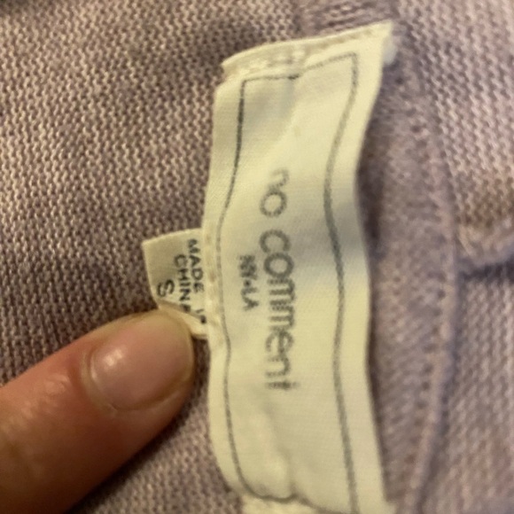 Mauve/lilac-coloured hooded long-sleeve shirt - Picture 3 of 4